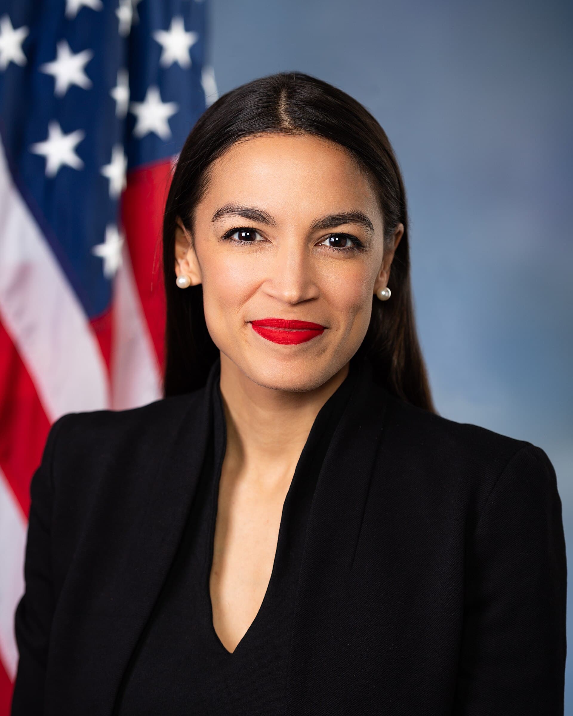 Official portrait of Rep. Alexandria Ocasio-Cortez