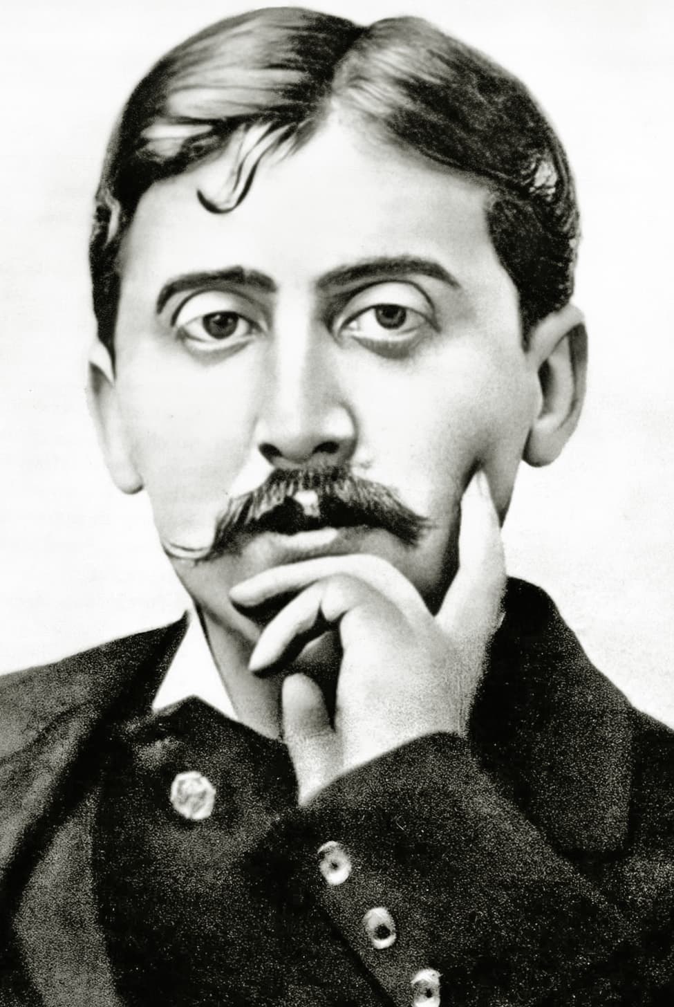Photographic portrait of the French writer Marcel Proust in his youth