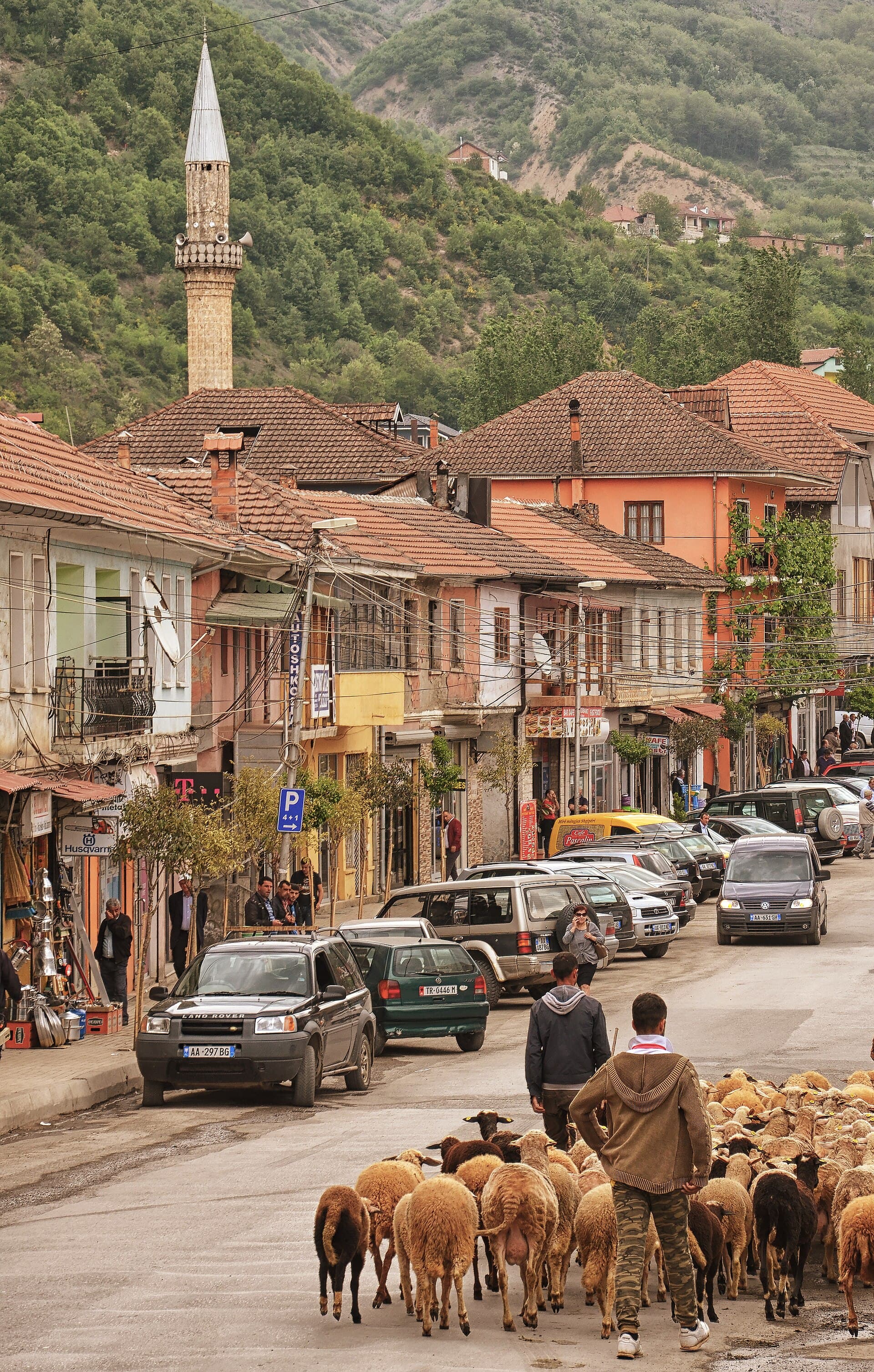 View of the town of Peshkopi