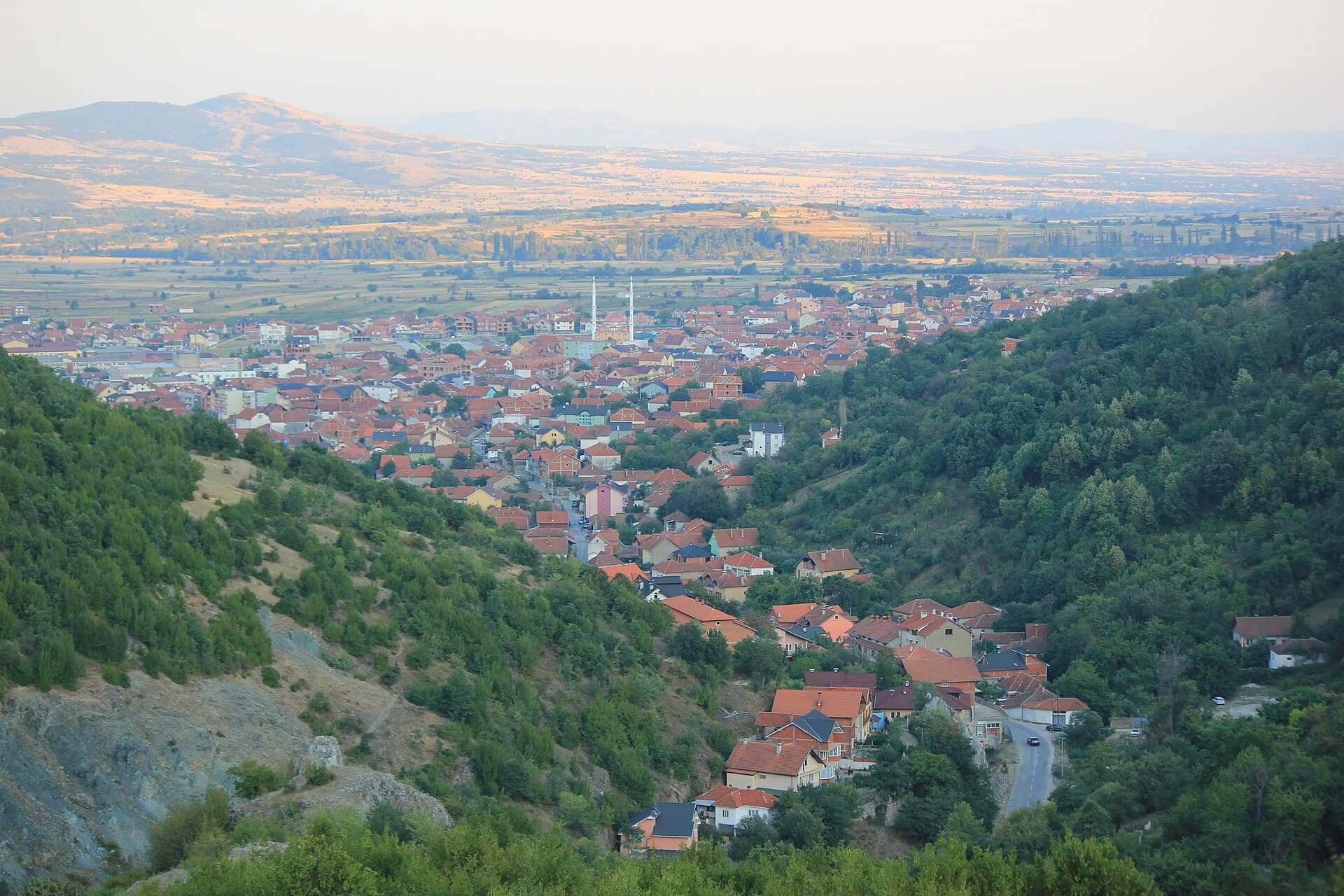 View of the town of Presevo