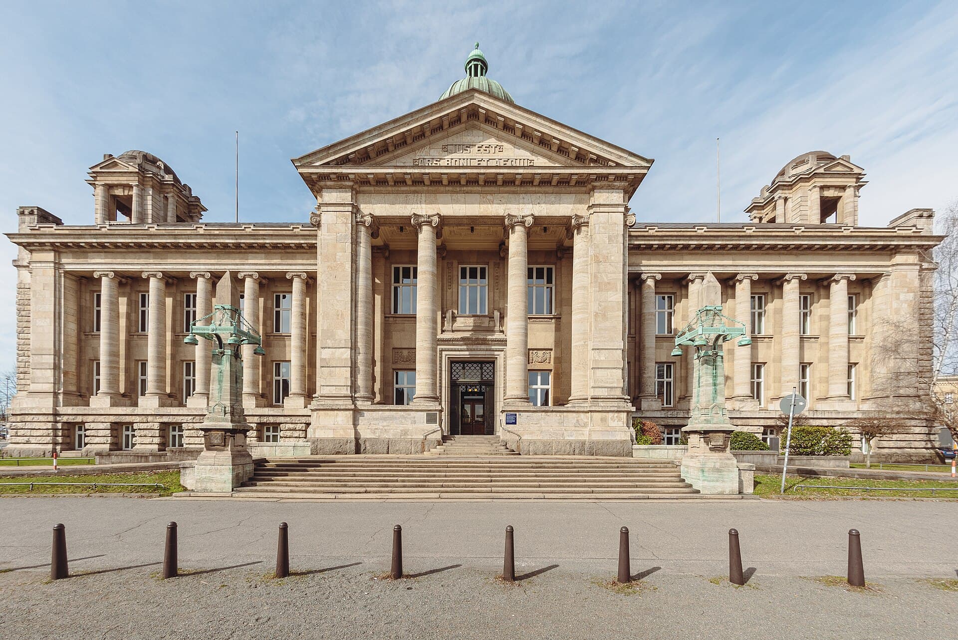 The Hanseatic Higher Regional Court building in Hamburg