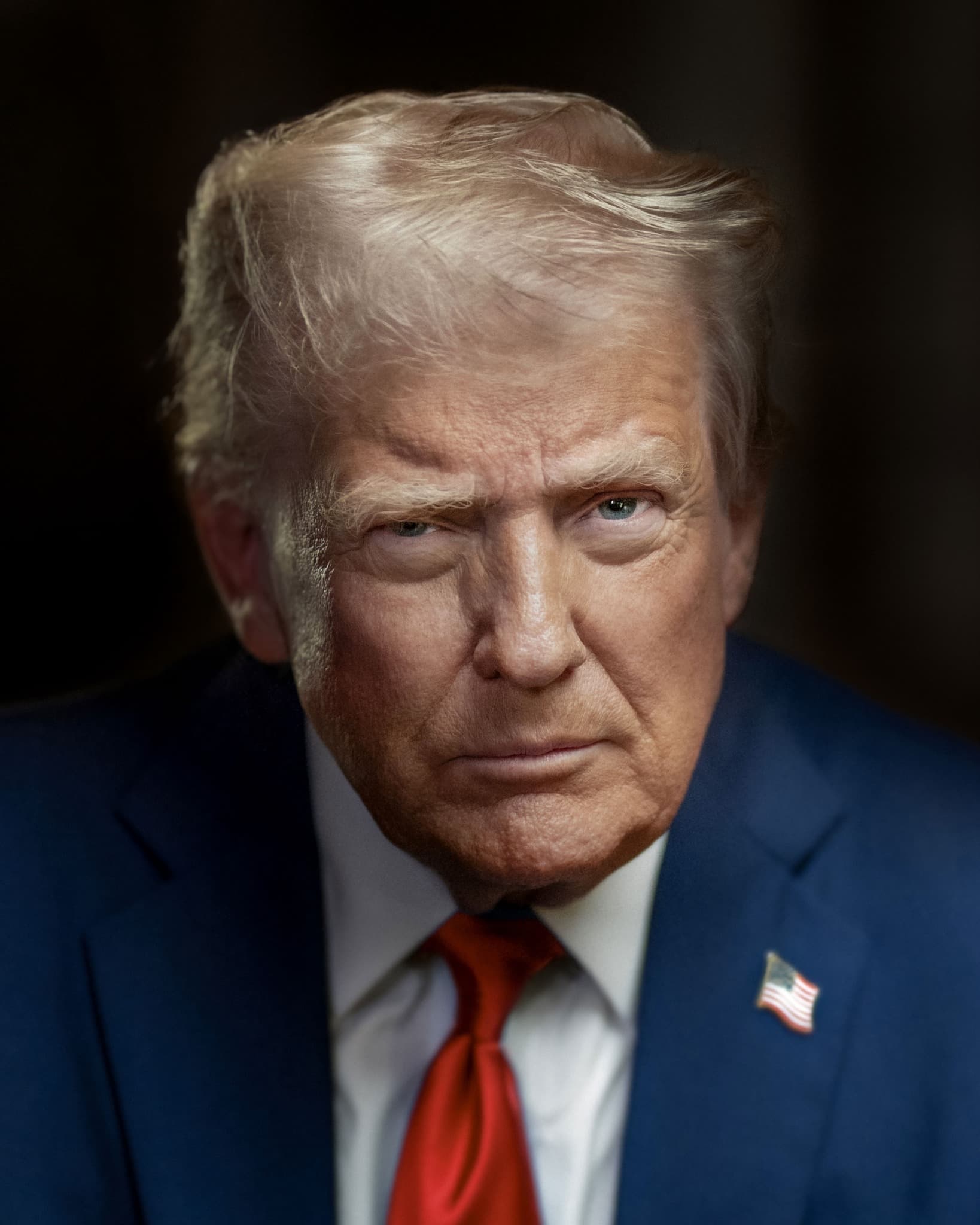 Official portrait of U.S. President Donald Trump